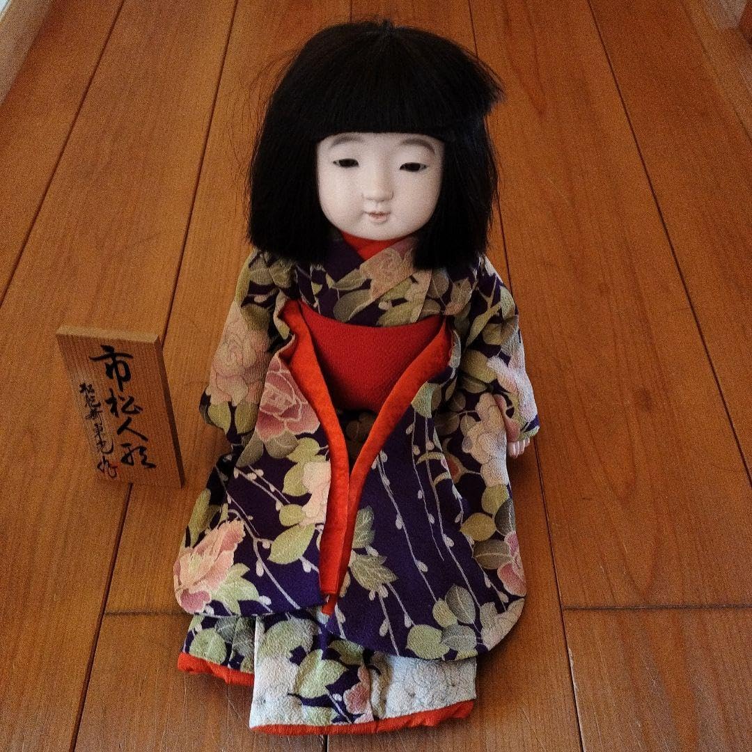 松乾斎東光作 市松人形 42センチ銀座かぶきや 松乾斎東光作 市松人形