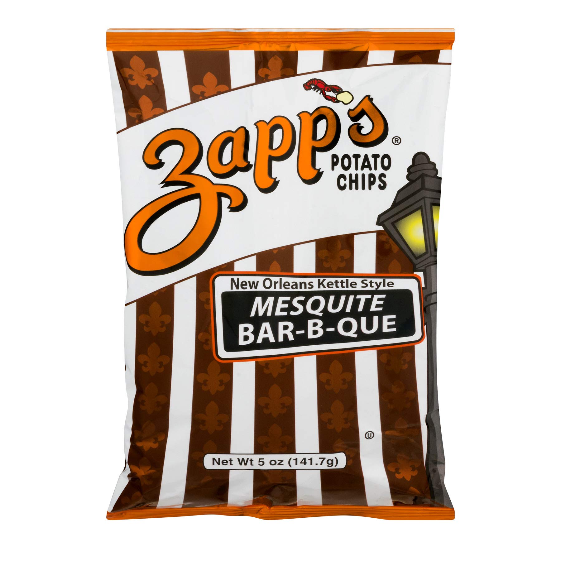 Buy Zapp's Kettle Style Potato Chips Mesquite BBQ Flavor 5 Oz. (8