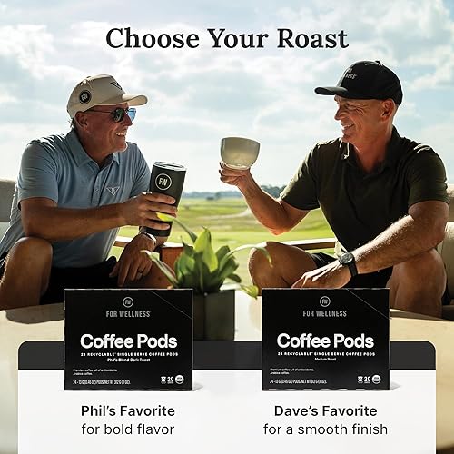 Miniatura 7 de For Wellness Cápsulas de café arábica orgánico (24 cápsulas, tostado medio) - Combínalo con las cosas buenas para sobrecargar tu café
