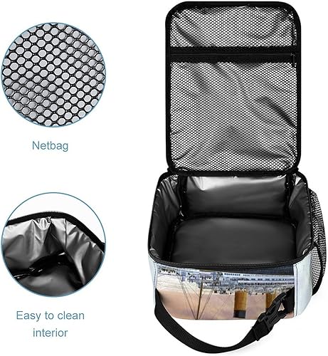 Miniatura 4 de Retro Titanic Famous Old Historic - Bolsa de almuerzo reutilizable con aislamiento térmico para hombres y mujeres