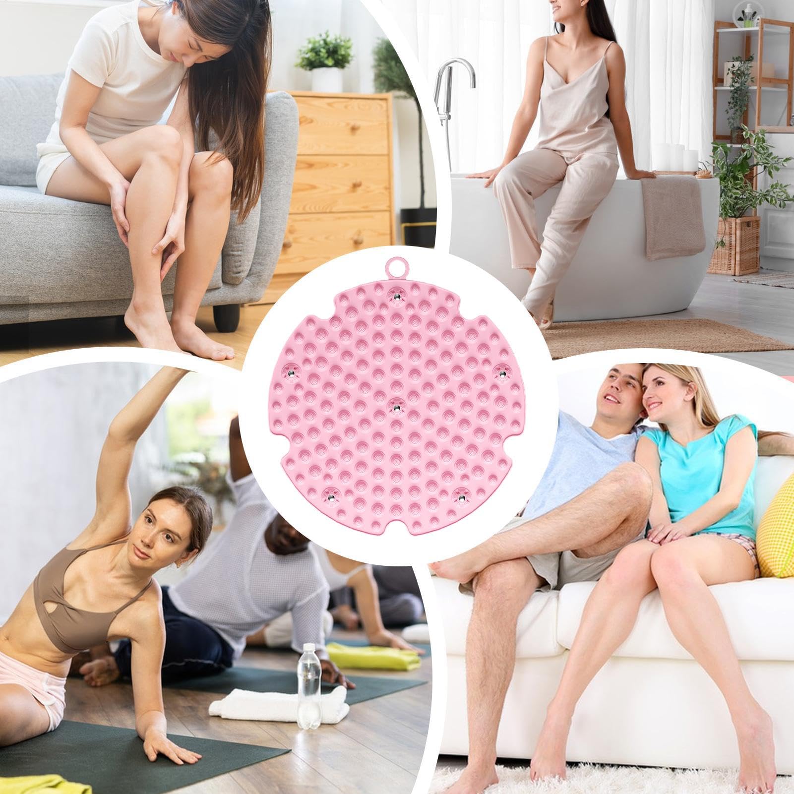 Fußdruckpunkt-Matte, große Akupunkturpunkt-Massagematte, tragbare Fußmassagematte, 20,47 PU