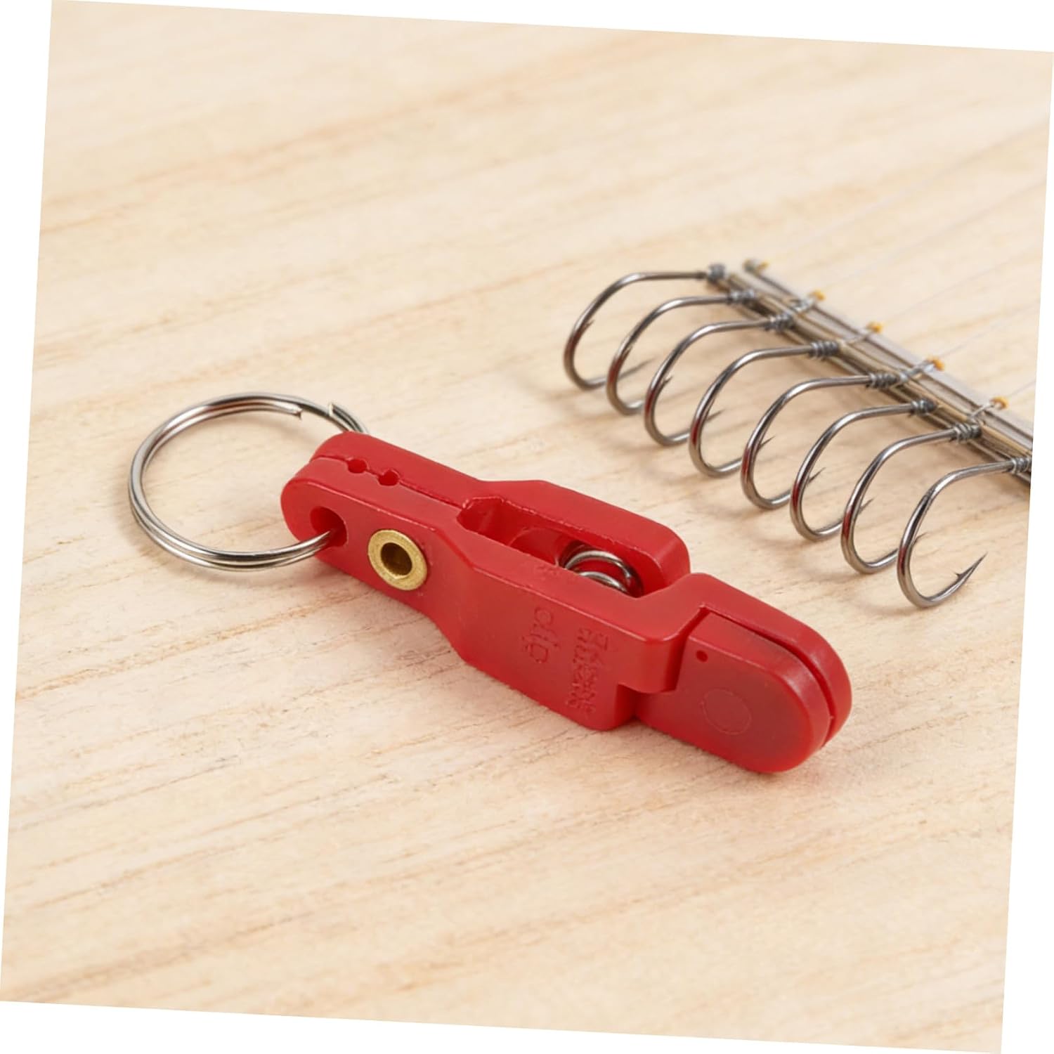 4pcs Heavy Duty Fishing Line Release Clips, Red Fast-Release Weighted Downrigger Clips for Saltwater Offshore Fishing, Ocean Trolling Line Tension Release Accessories