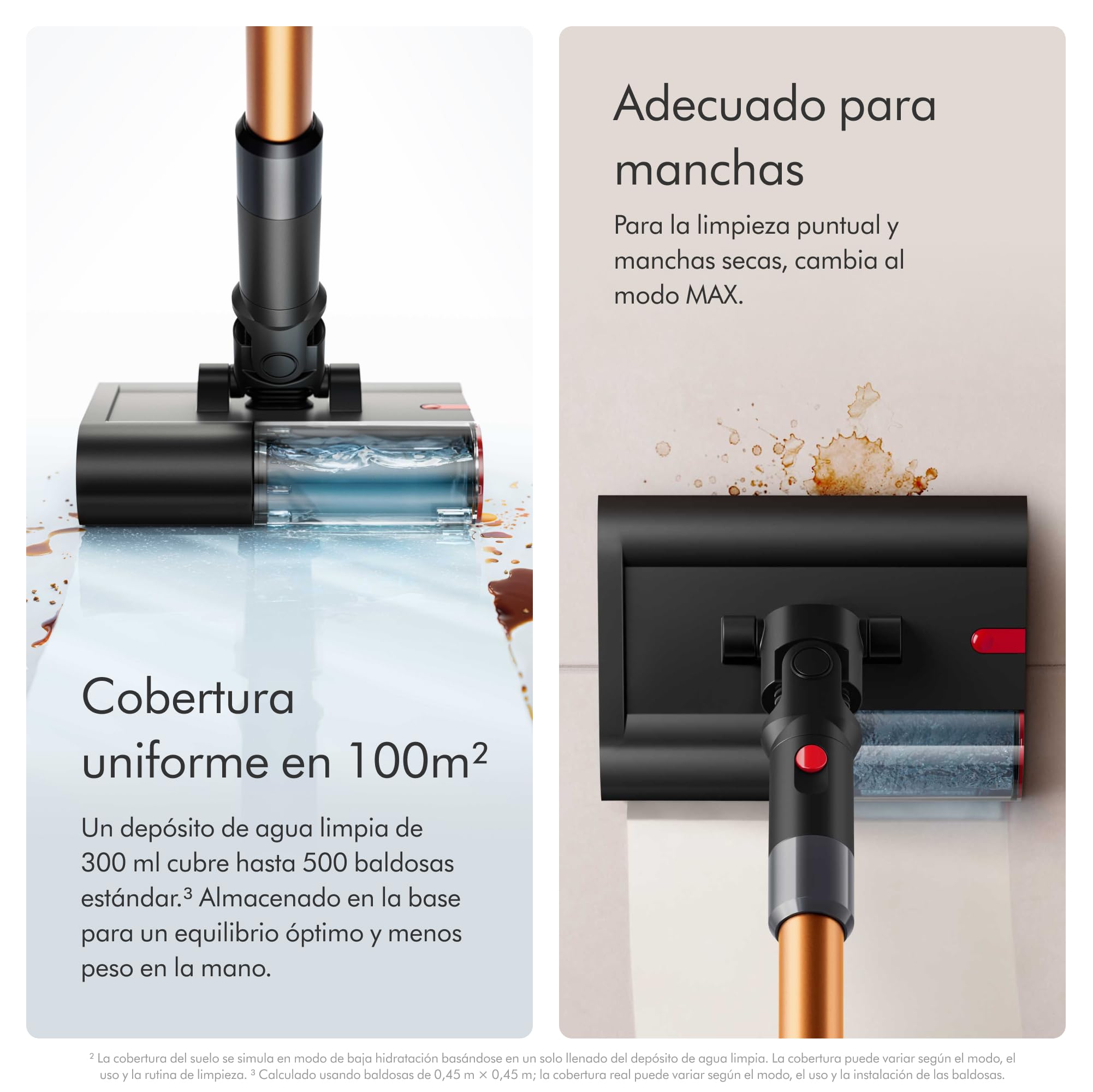 Dyson PencilWash, fregona eléctrica, Mango Ultrafino y Ligero, Rodillo motorizado, Limpieza higiénica, eliminación de Manchas, Secado rápido, autonomía de 30 Minutos
