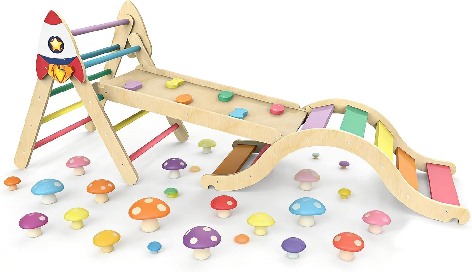 Pikler Triangle Set with Cushion I3Z7HX