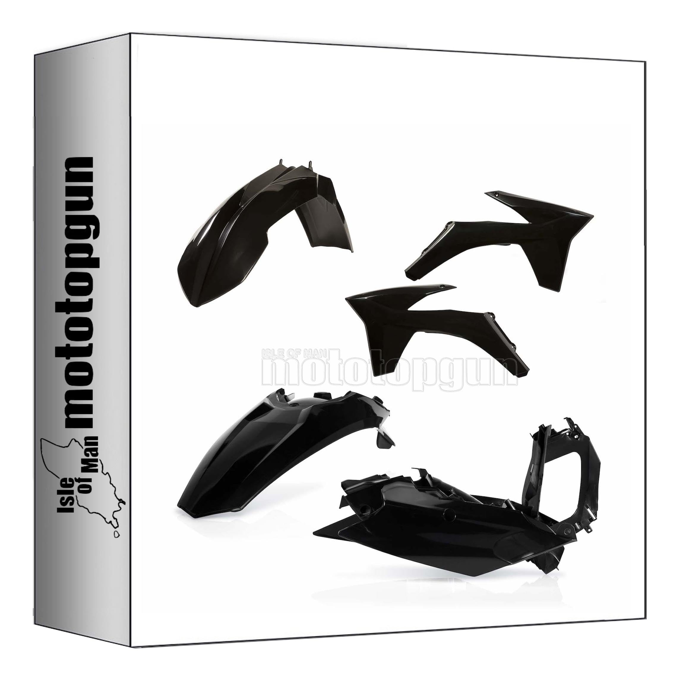 acerbis 0016233.090 kit plastico compatible con ktm exc 250 2012 2013 mototopgun