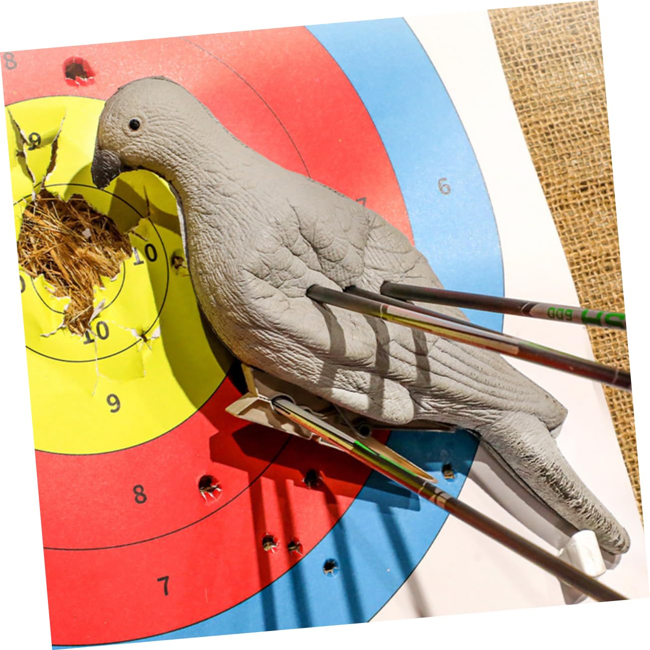 OSOLADY Simulated Pigeon Target Archery Targets Animal Hunting Archery Supplies Foam Dove Statue Dove Shaped Statue Dove Figurine Dove Shaped Targets Foam Pigeon Figure
