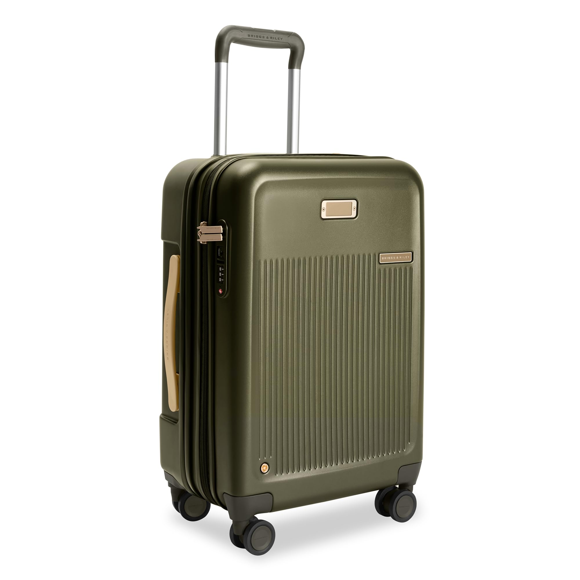 Briggs & Riley Essential 22" Carry On Expandable Spinner - Luggage for Travel, Suitcases with Wheels, Hardside Rolling Bag for Men & Women,