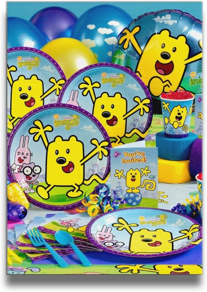 Wow! Wubbzy! No Border Wall Art Canvas Art Canvas Painting Wall Art