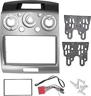 2 Din Dash Radio Stereo Fascia DVD Painel de Navegação Moldura Apto para Ford Everest/Ranger para Rádio Estéreo Fascia P