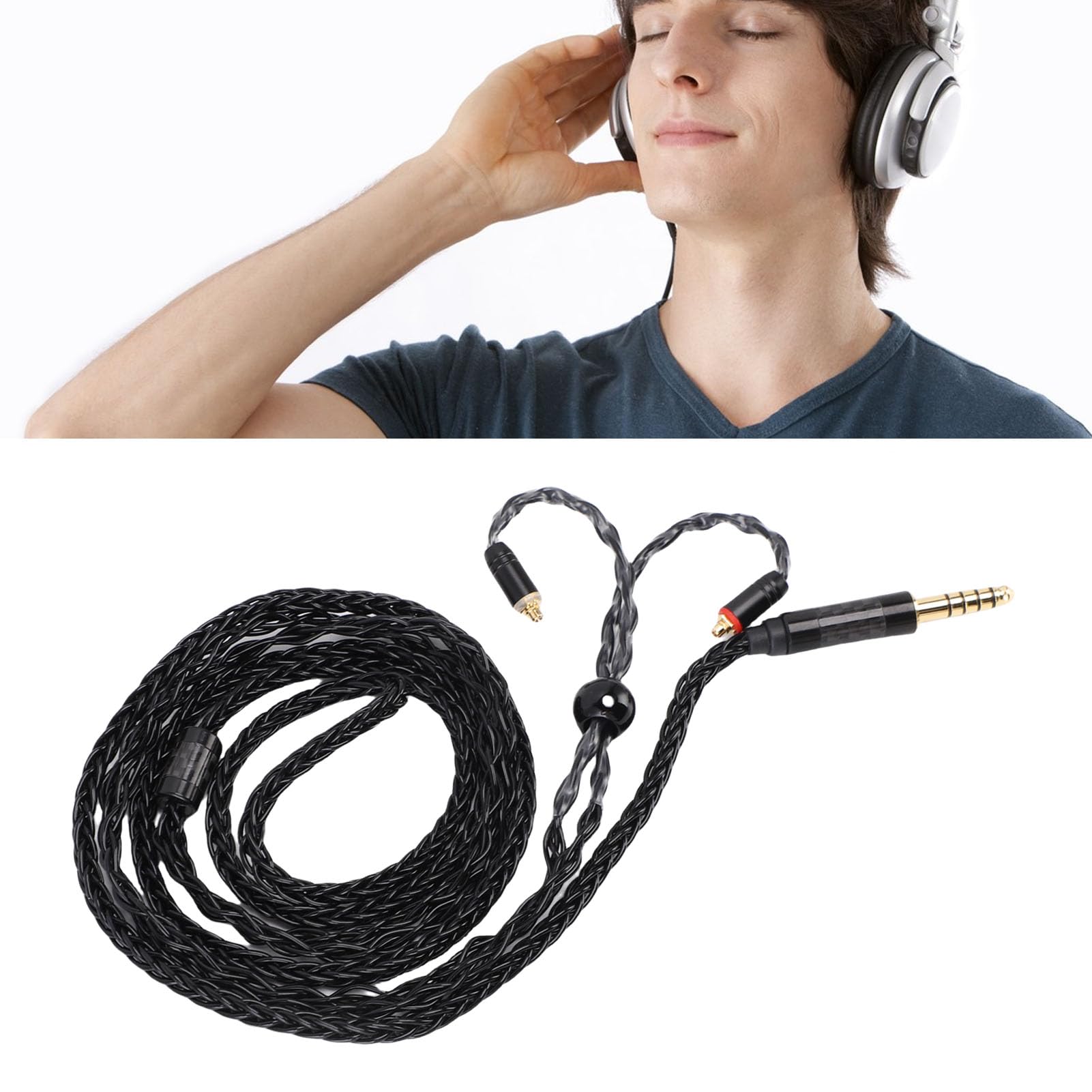 Amazon.com: GOWENIC 4.4mm Balanced Male to MMCX Cable, 16 Core
