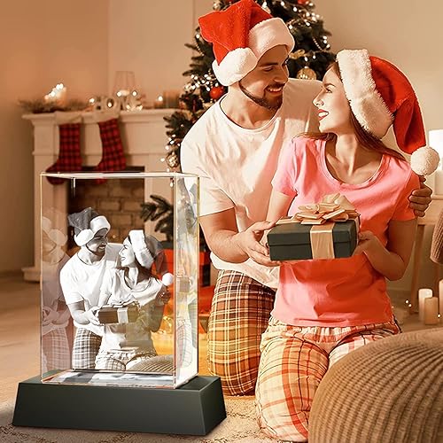 Miniatura 4 de YouerCrystal Regalo personalizado para madre, imágenes 3D en cristal, aniversario, cumpleaños, boda, regalos para mamá, mujer, hombre, pareja,