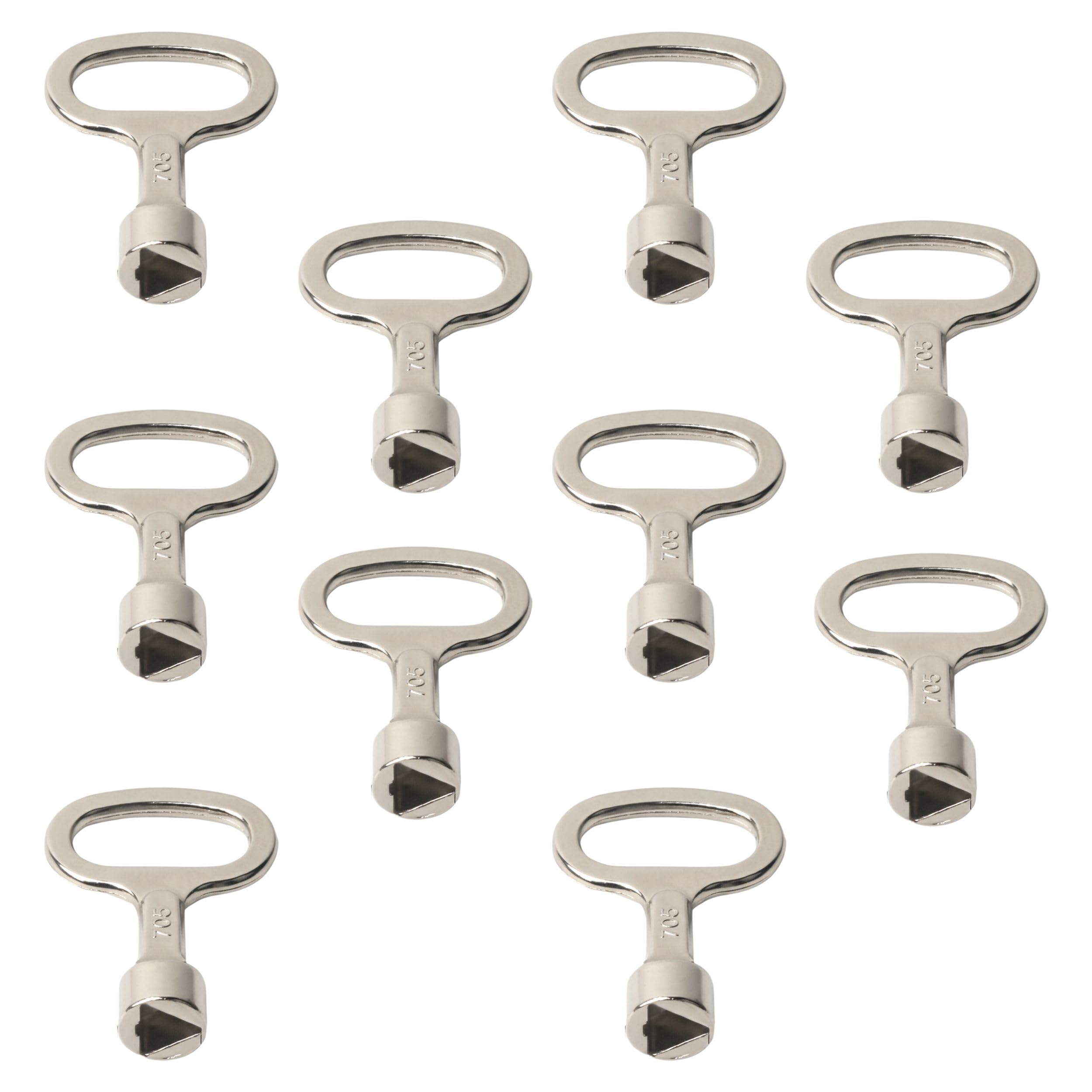Triangular Utility Key Compare meter box repair kit silver gas meter box keys with heavy-duty ...