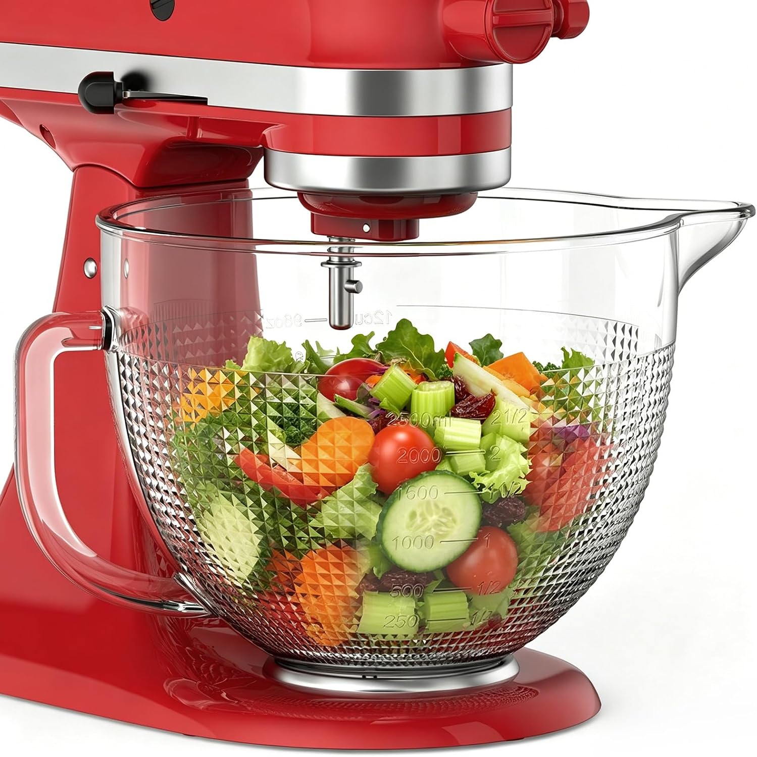 Glass Bowl for KitchenAid Tilt-Head Stand Mixer | Replacement with Kitchen Aid Artisan Mixer Glass Bowl