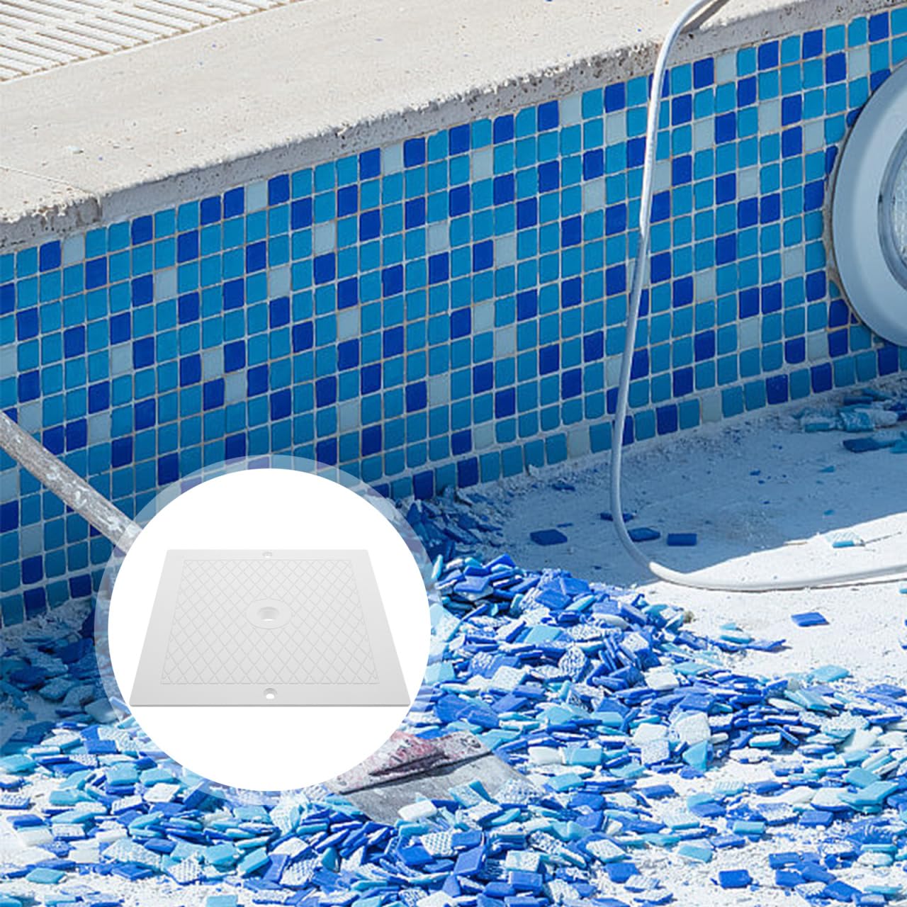 VANZACK Couvercle De Skimmer De Piscine Couvercle pour Skimmer Carré Couvercle De Skimmer Carré Pièce De Rechange Couvercle De Skimmer Pièce De Rechange Couvercle De Skimmer Pièce De