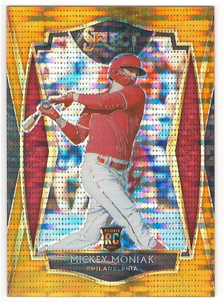 2021 Panini Select Orange Pulsar #128 MICKEY MONIAK Premier /18 Philadelphia Phillies Baseball