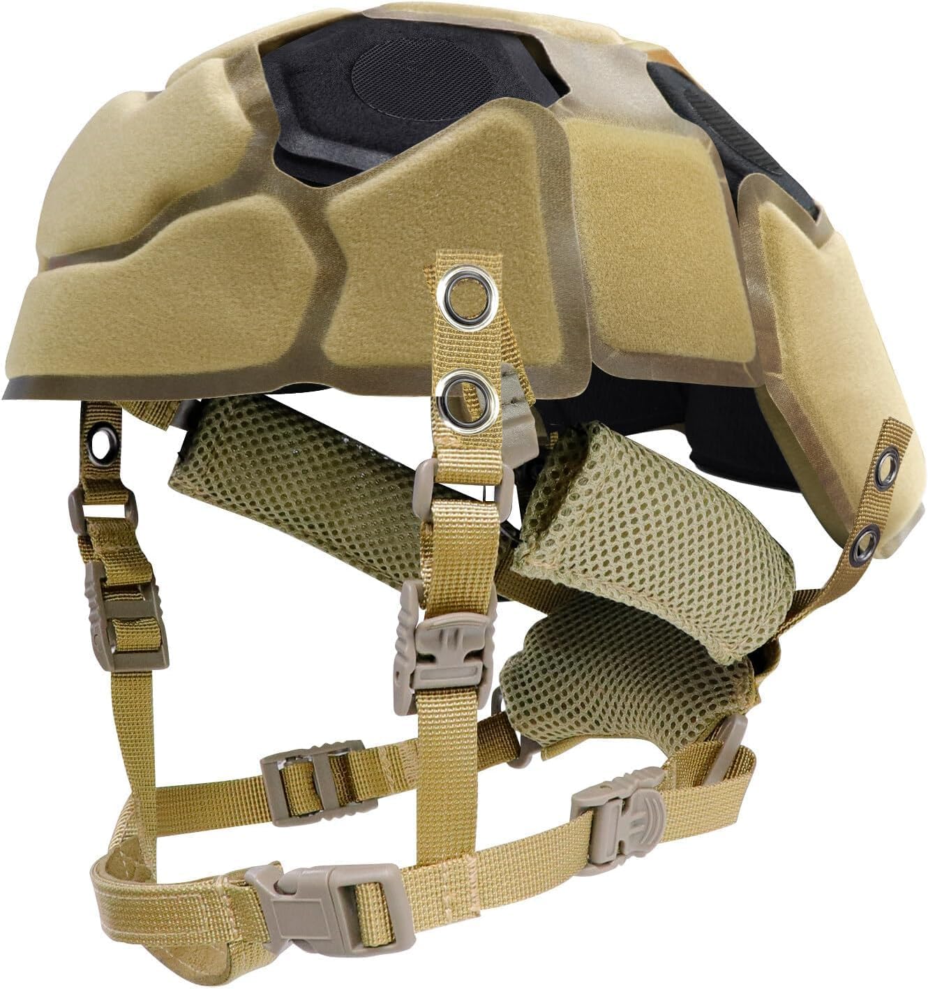 Yzpacc 2pcs Tactical Helmet Pads and Helmet Chin Strap