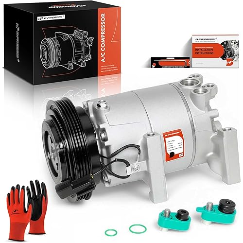 A-Premium Air Conditioner AC Compressor with Clutch Compatible with Kia Soul 2.0L 2010-2011
