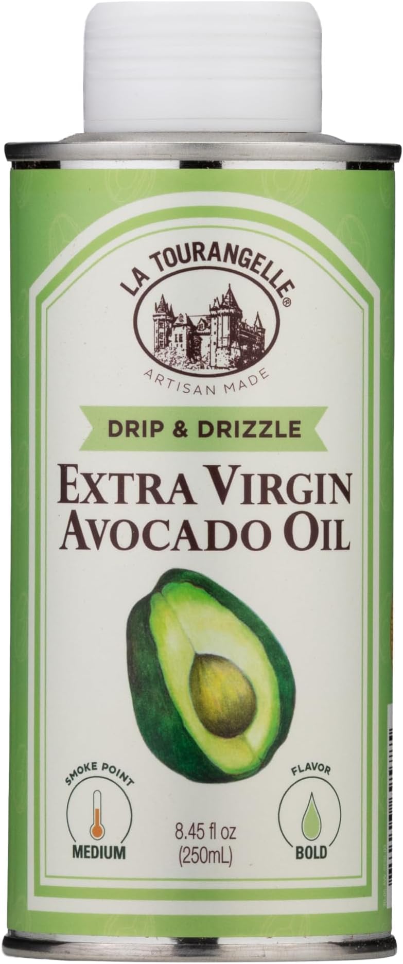 Extra Virgin Avocado Oil, Cold-Pressed Unrefined, 8.45 fl oz