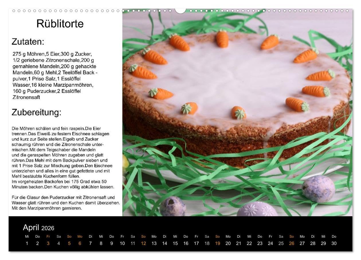 Lieblingsstücke (hochwertiger Premium Wandkalender 2026 DIN A2 quer), Kunstdruck in Hochglanz: Rezeptkalender (CALVENDO Lifestyle)