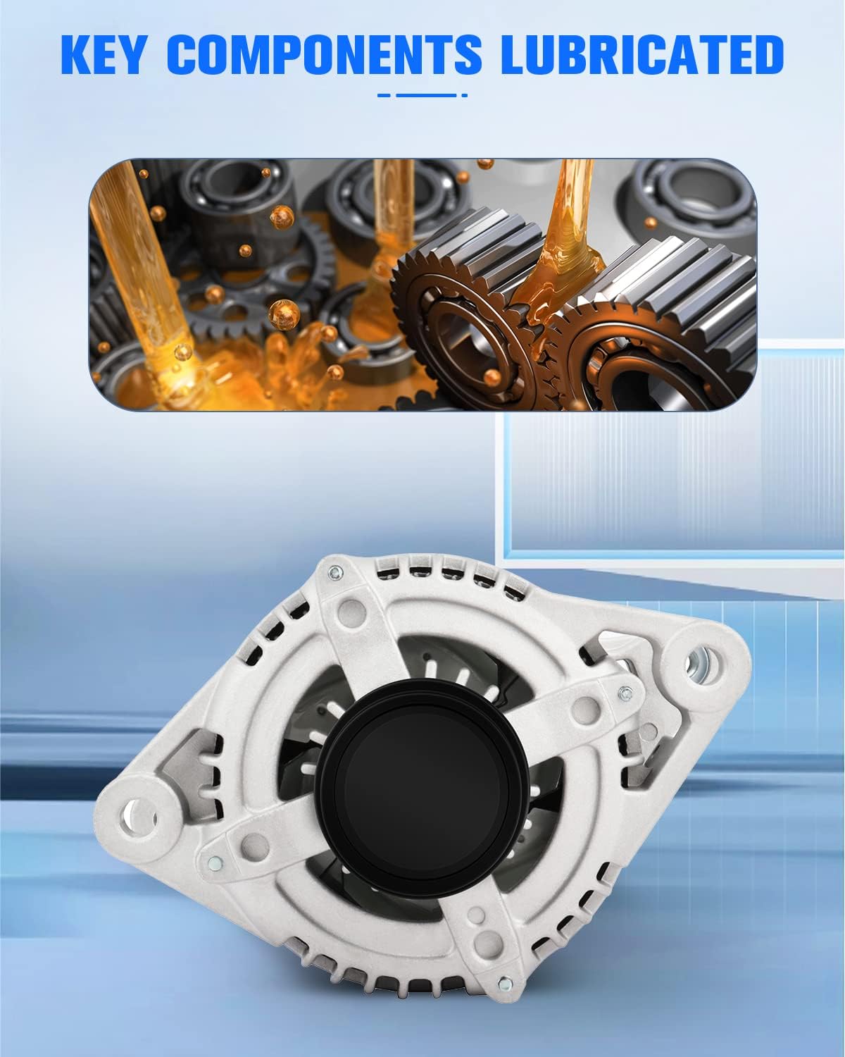 New Alternator Replacement for 2007-2016 for Lexus for ES350, High Output Alternator 11137