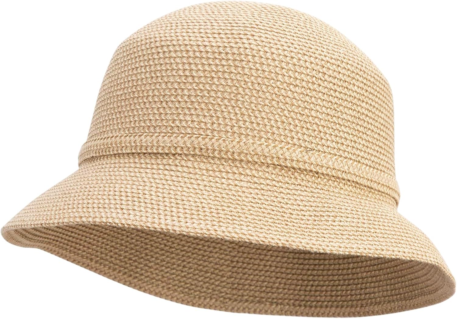 UPF 50+ Women's Straw Blend Braid Bucket Hat