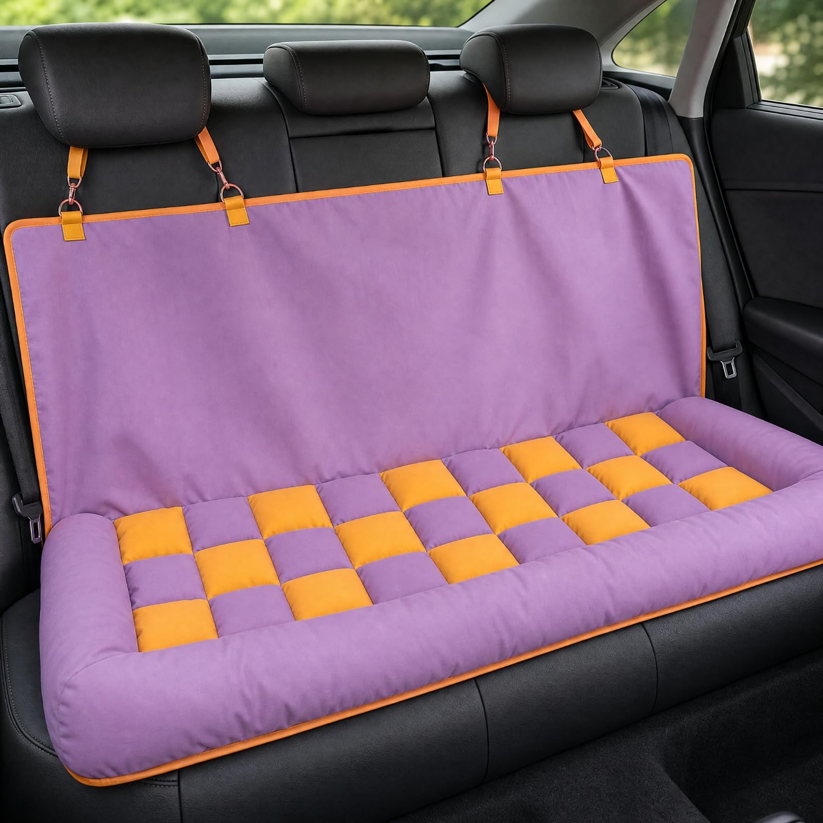 Protector Trasero l Asiento l Coche | Antislizante, Funda Asiento Coche para Mascotas, Cómodo,
