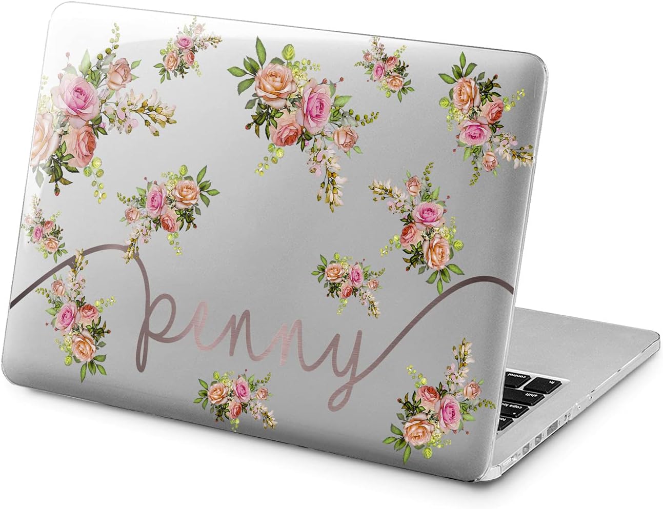 Hard Case Compatible for MacBook Pro 16 14 M3 M2 2023 M1 Pro 13 2022 Air 13 2021 Retina 2020 Mac 11 12 Protective Custom Paint Monogram Floral Print Art Cover White Design Zebra Black Laptop