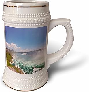 3dRose Niagara Falls-Stein - Taza (500 ml, STN_252006_1), color blanco