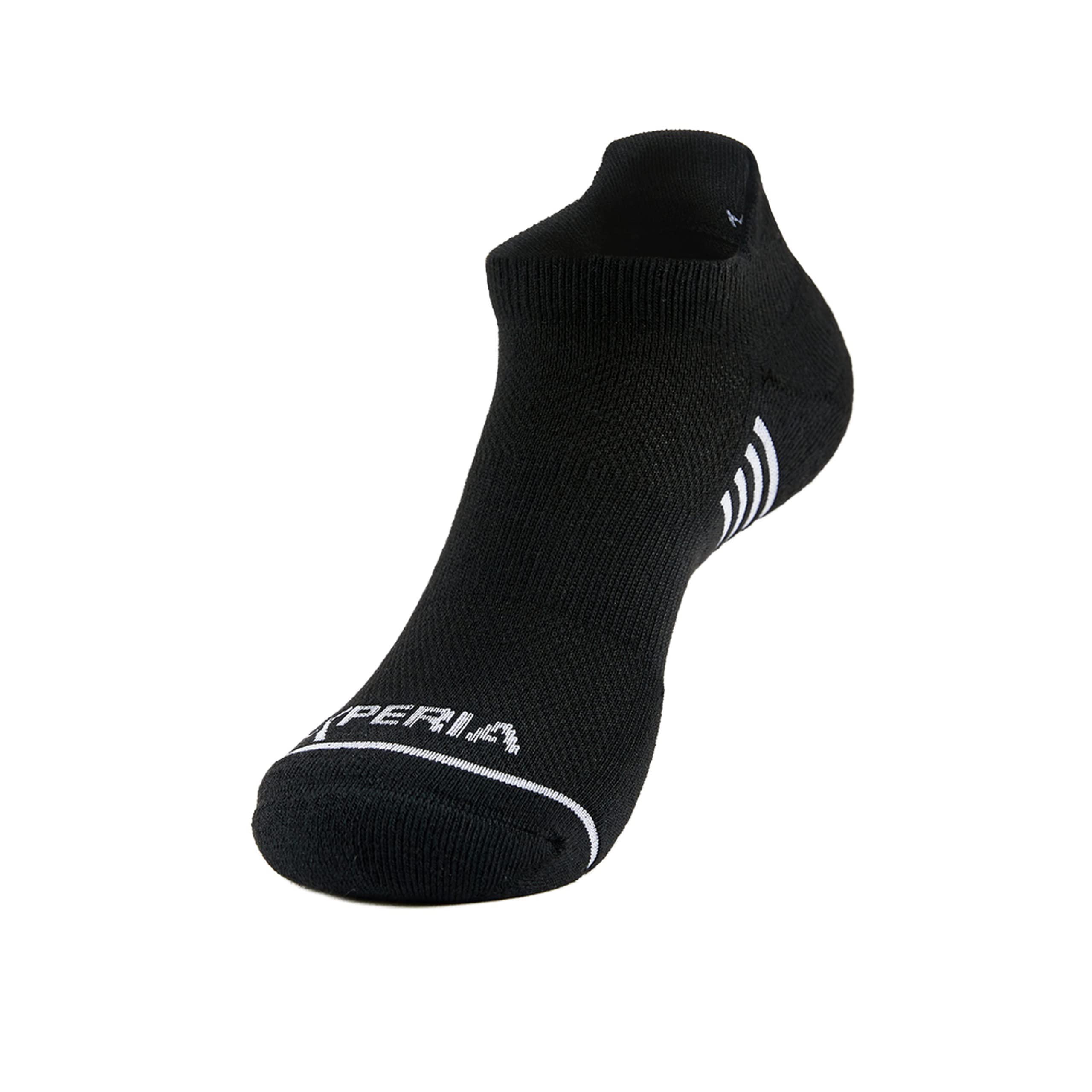 Thorlos Experia Green Low Cut Socks, Black Solid (1 Pair), Medium