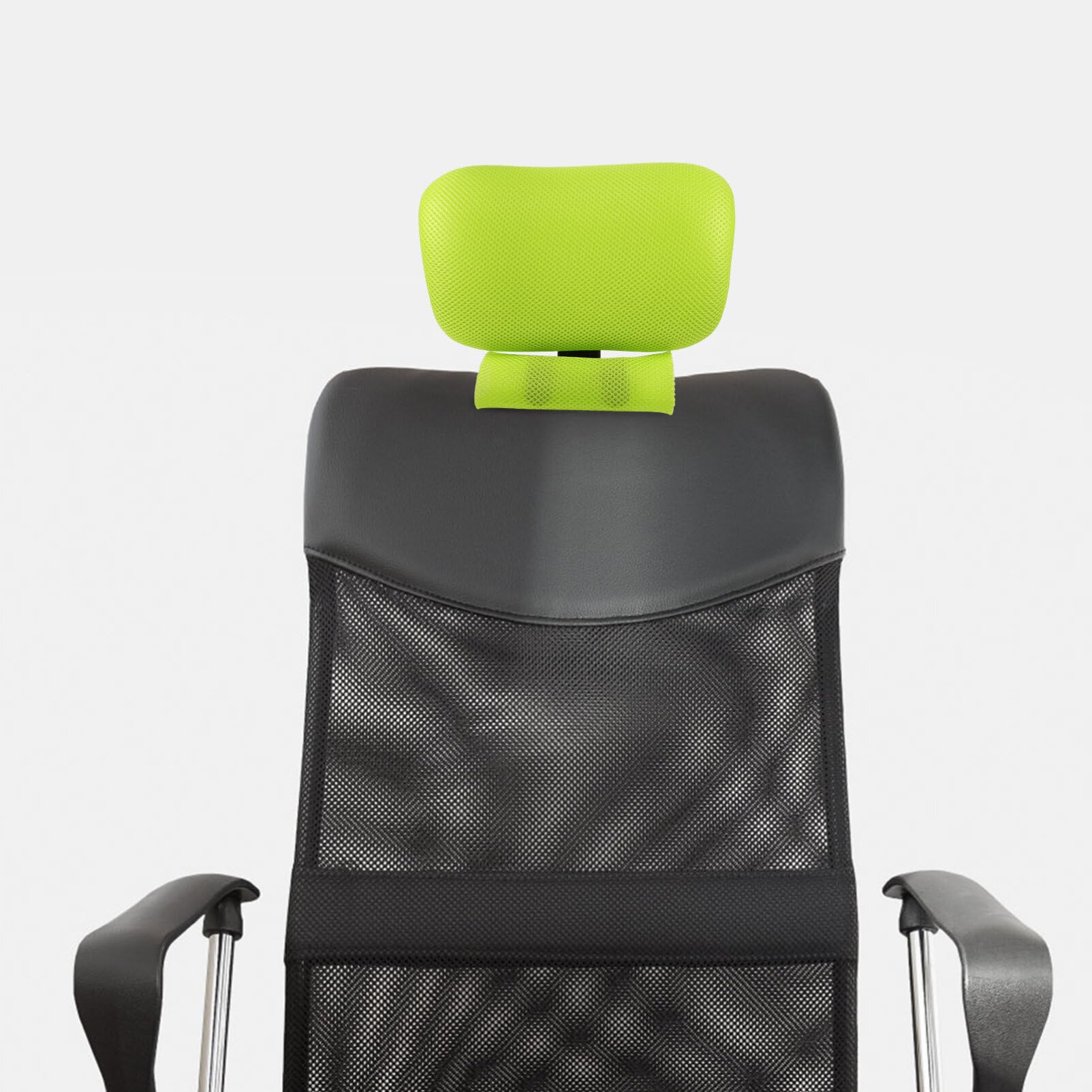 SHINEOFI Almohada Ajustable para Reposacabezas De Silla De Oficina Soporte De Cuello Ergonómico Accesorio De Fácil Instalación para Sillas De Trabajo Cojín De Recubrimiento De Malla
