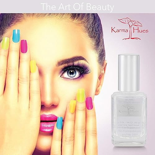 Miniatura 3 de karma organic Fórmula natural de secado rápido capa de esmalte de uñas de secado rápido para cualquier esmalte de uñas
