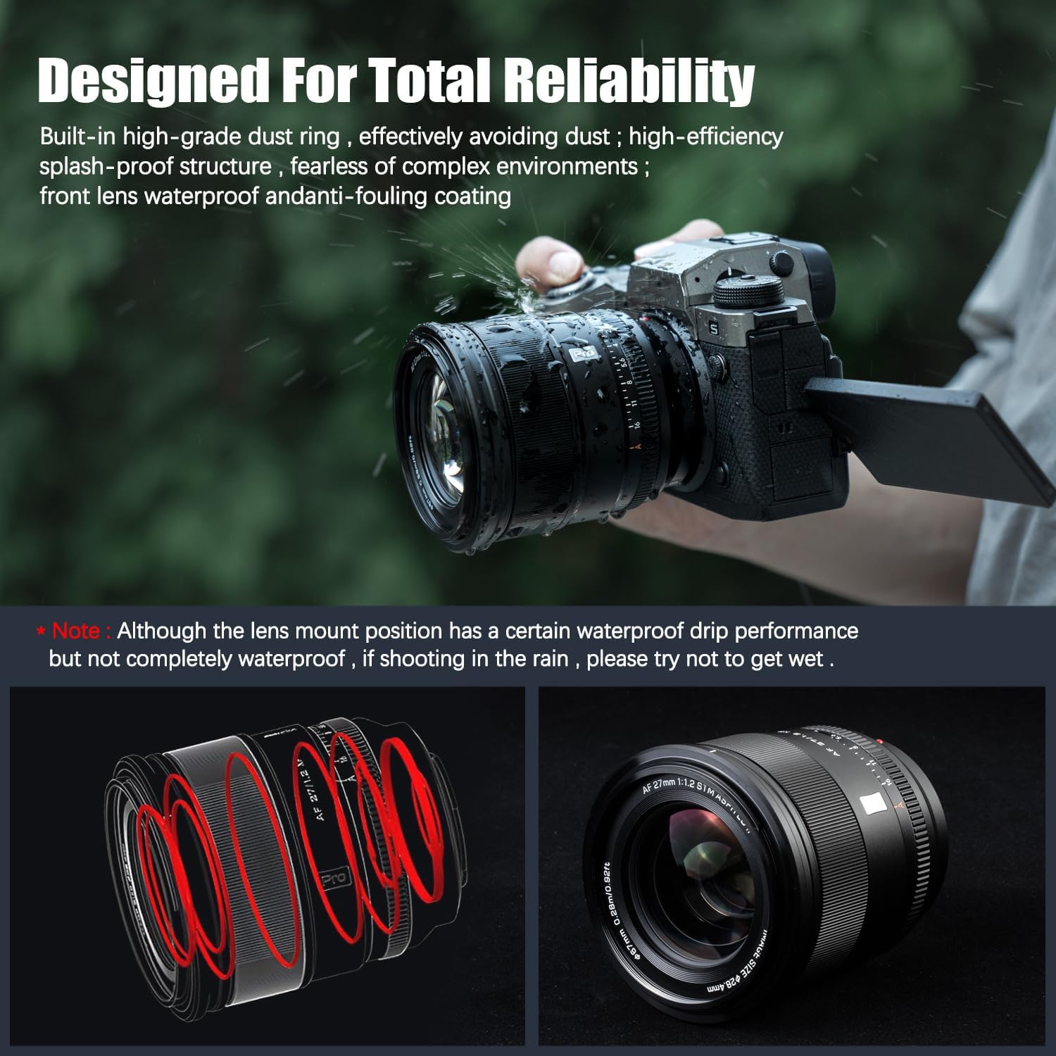 Amazon.com : VILTROX 27mm F1.2 PRO XF Autofocus Lens for Fujifilm