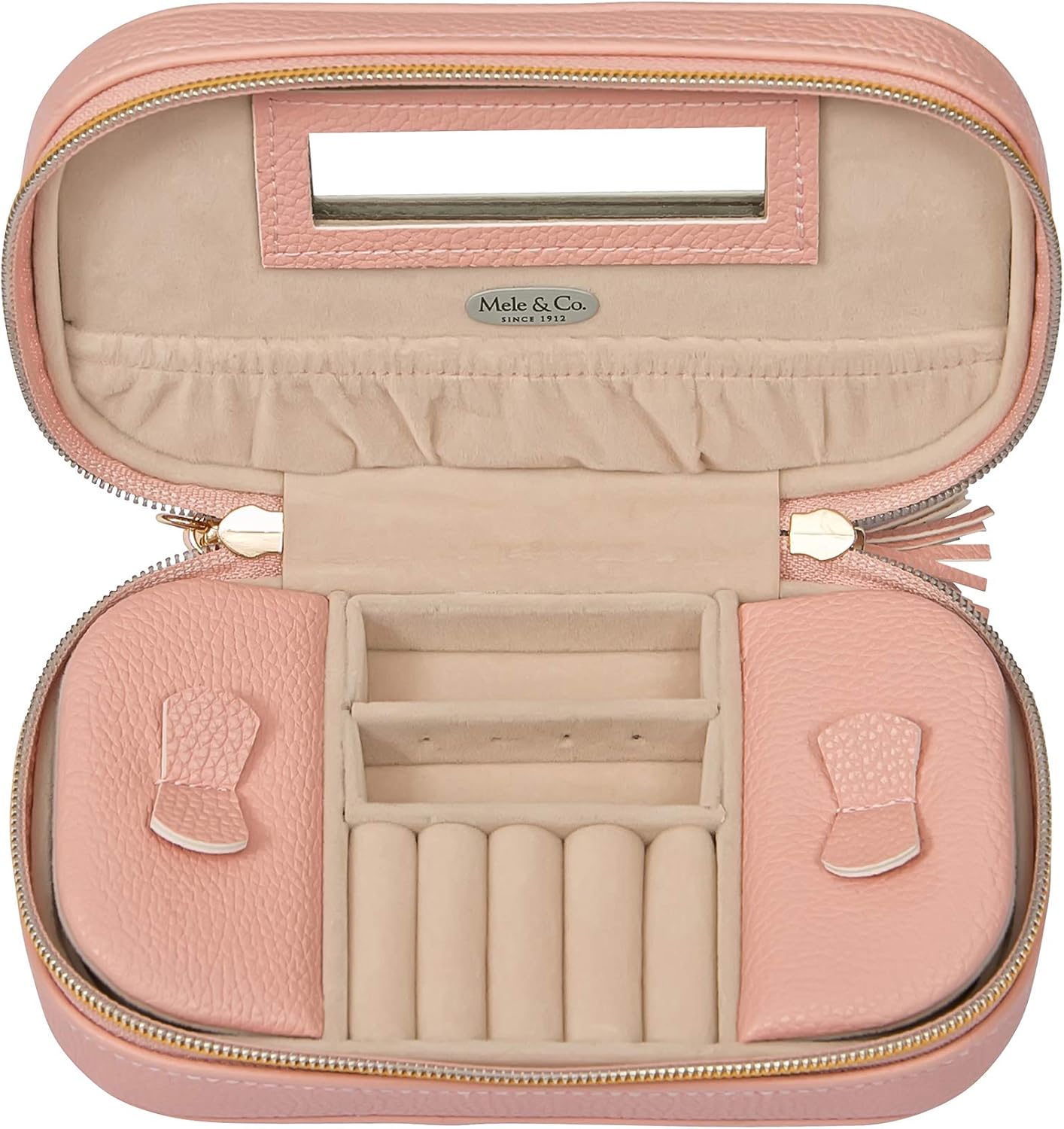 Mele and Co Lucy Vegan Leather Travel Jewelry Case
