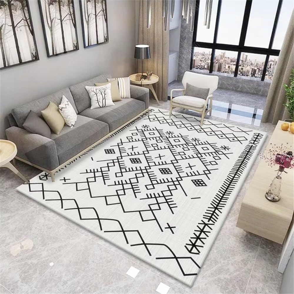 Tapis de chambre doux gris pour protéger le sol du bureau
