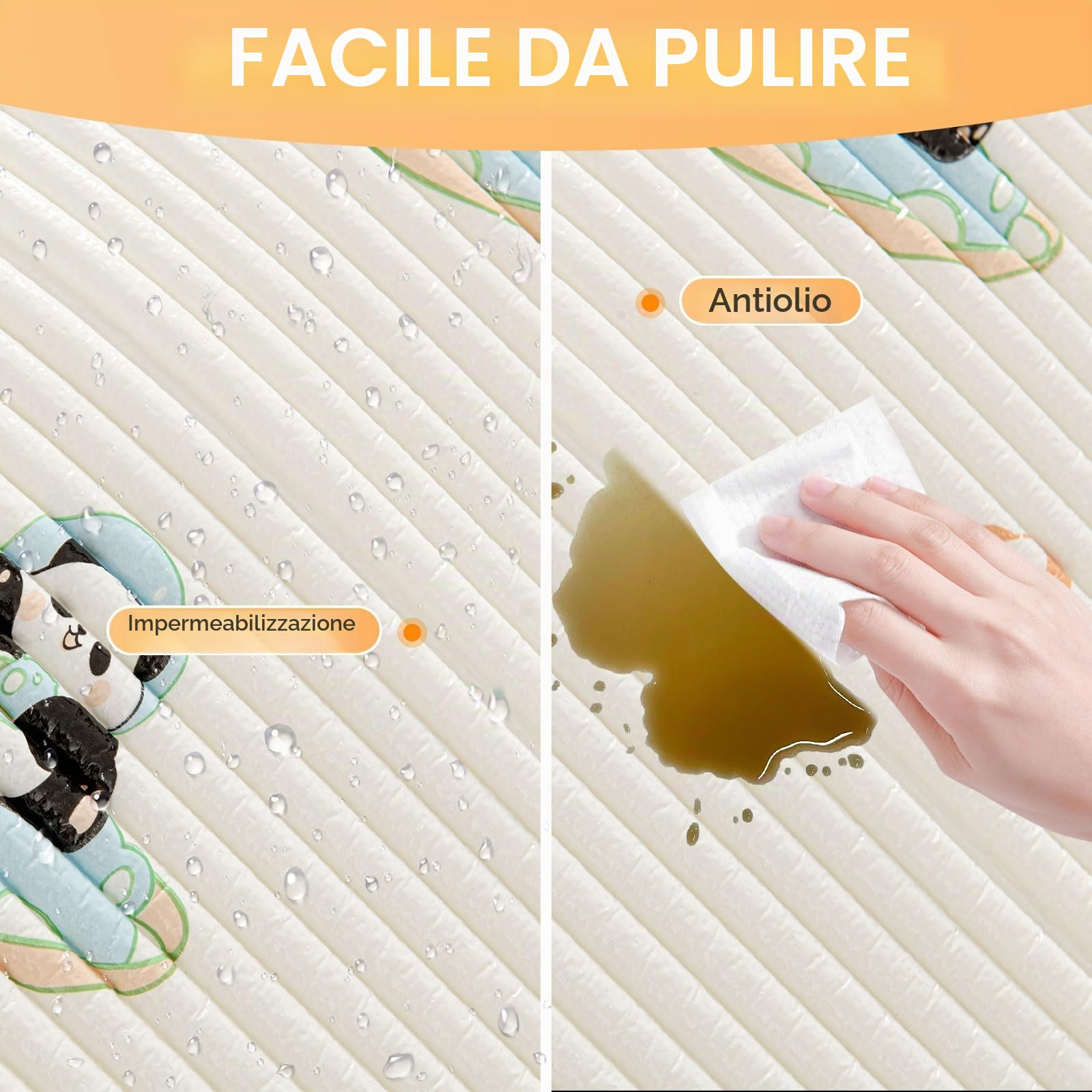 Imbottitura da parete anti-collisione per bambini, 40x200cm, adesivi murali 3D autoadesivi, pannelli da parete imbottiti per testiera del letto per camera dei bambini, club di danza (Orso spaziale)