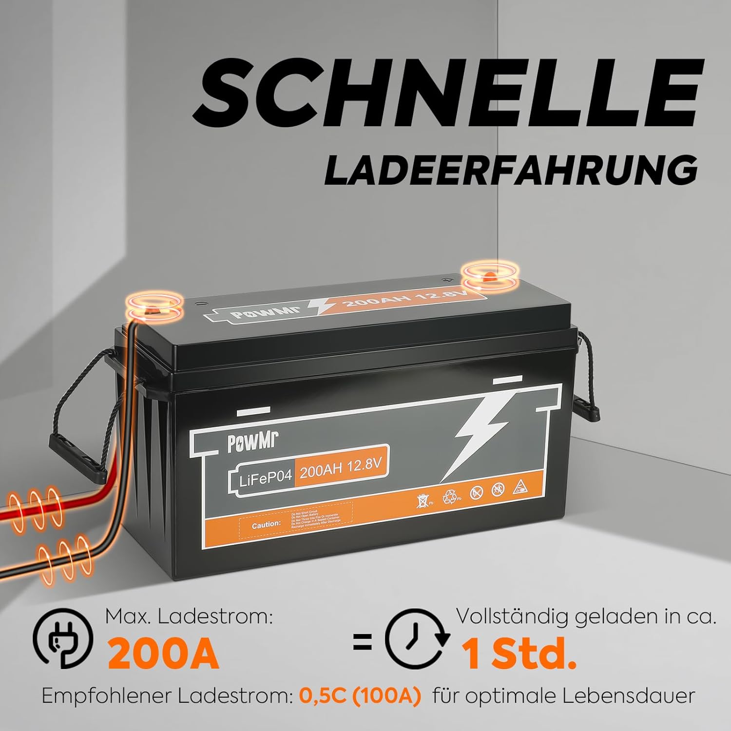 PowMr LiFePO4 Battery Fast Charging