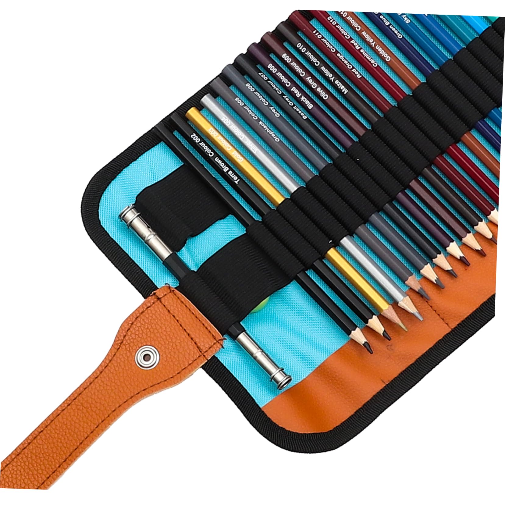ibasenice Mini Crayon de Couleur 50 Pièces en Bois, Crayons à Base Huile Hexagonaux, Légers et Confortables, pour Dessin, Loisirs Créatifs et Notes
