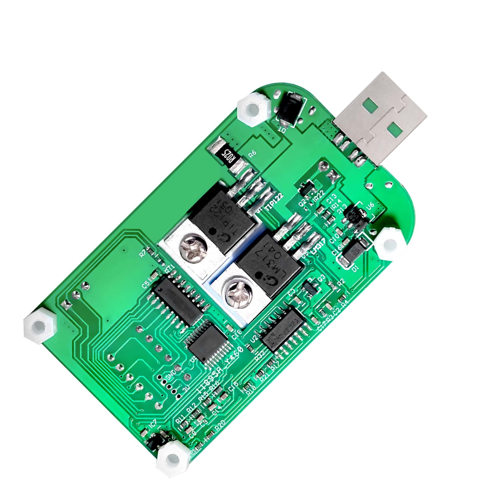 WEILWH USB Electronic Load Tester with Digital Display High Accuracy for Electric Current Power Measurement 25W 35W Capacity