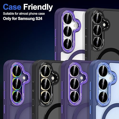 Vista 249 de para Samsung Galaxy Z Flip 7 Protector de Lente de Cámara, Cubierta de Lente de Vidrio Templado con Anillo de Metal Individual, [Fuerte Adhesión] 1