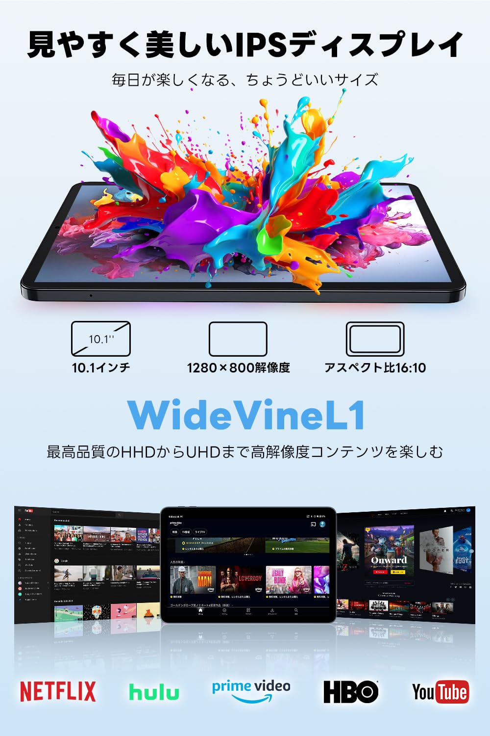 タブレット Android 15 10.1インチ大画面＆AI最適化OS Amazon.co.jp: Android 15 タブレット【 10.1インチ大画面＆AI最適化OS