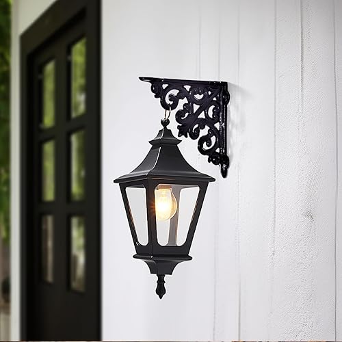 Miniatura 7 de rumdraw Soporte para plantas colgantes, soportes para colgar al aire libre, 2 ganchos decorativos de hierro de 5.3 pulgadas para colgar plantas,