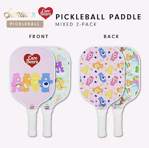 Miniatura 2 de Sonix Juego de 2 palas de pickleball | Aprobado por USAPA | Superficie de fibra de vidrio, núcleo de panal | Paquete de 2 paletas mixtas Care