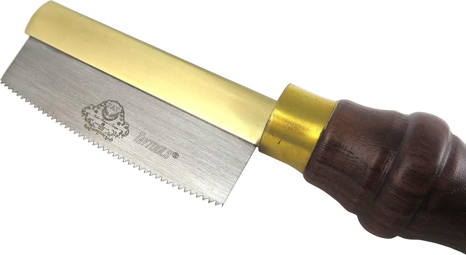 Thomas Flinn Pax Taytools 3 Inch Veneer Inlay Saw, 15 TPI, No Set, Walnut Handle