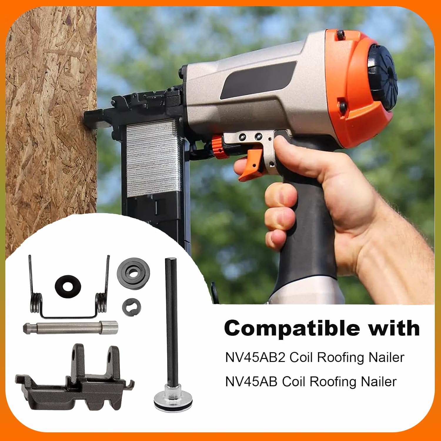 878-156 877-993 877-761 878-179 883901 883-901 feeder Set Aftermarket Piston Driver, Feeder Spring, Piston Bumper, Fit for NV45AB2 NV45AB Framing Nailer Parts Kit