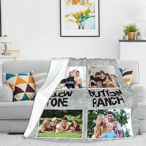 Miniatura 6 de Manta personalizada con imagen, mantas personalizadas con fotos, mantas y mantas personalizadas de Navidad, regalos personalizados para abuela,