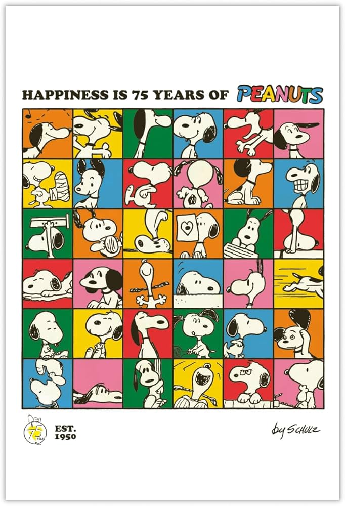 Amazon | ホールマーク スヌーピー ポストカード ALL GOOD 75th