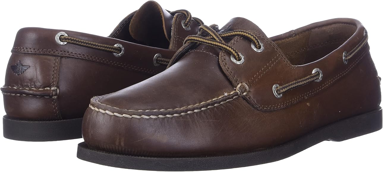 Vargas Leather Handsewn Boat Shoe 