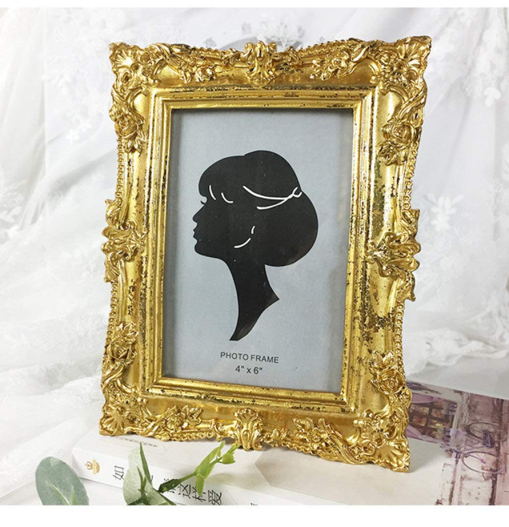 Cadre photo créatif doré pour offrir un souvenir de mariage unique