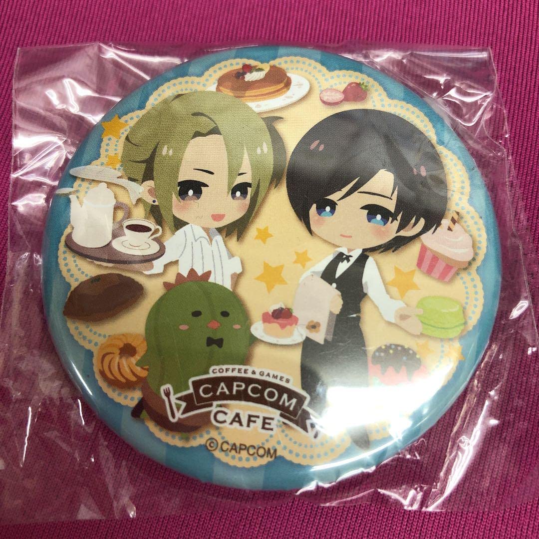 Amazon.co.jp: 囚われのパルマ カプコンカフェ 缶バッジ ハルト アオイ