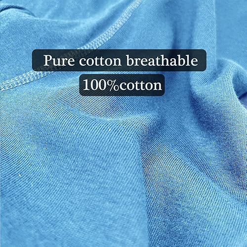 Miniatura 5 de men's boxer briefs, widen waistband, boxers for men, 100% Cotton, Mens Boxer Briefs, Moisture-Wicking,6-pack